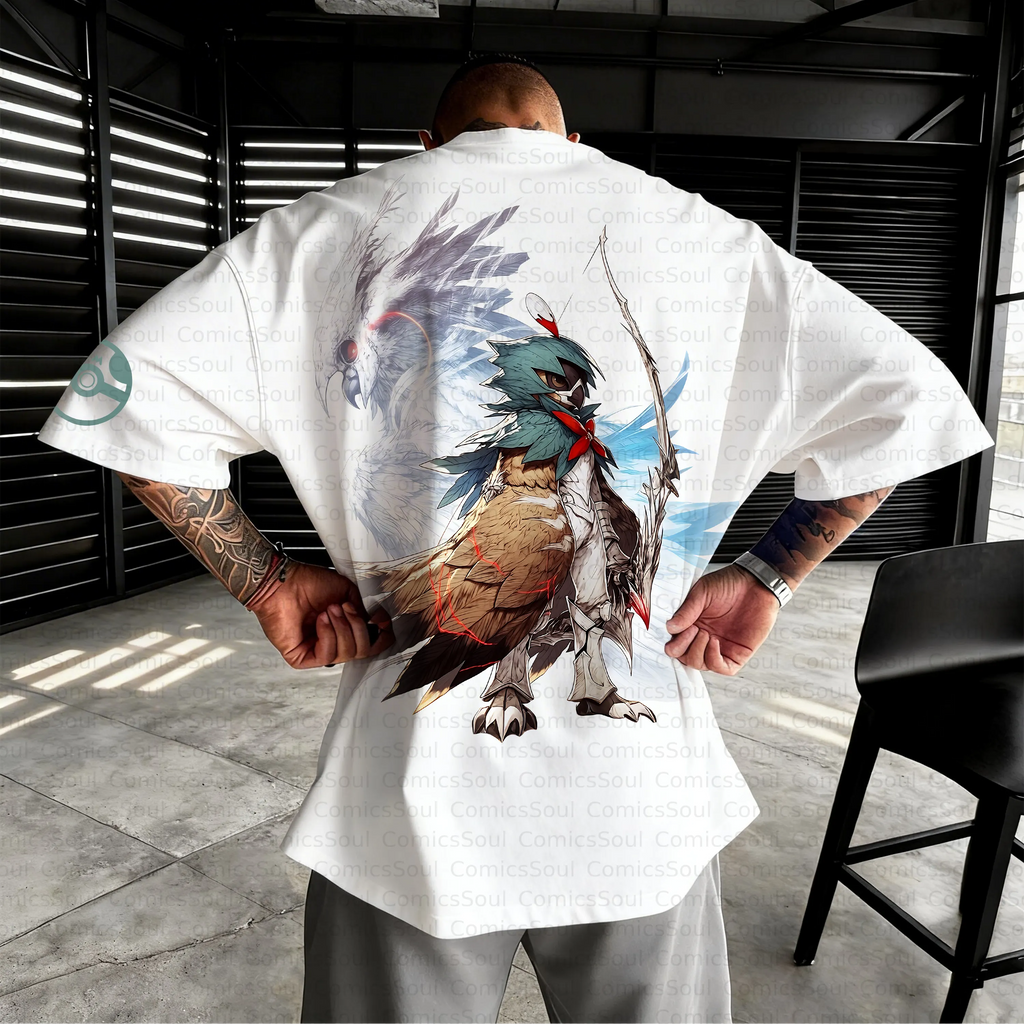PKM-Unisex Anime Inspired Vintage T-Shirt