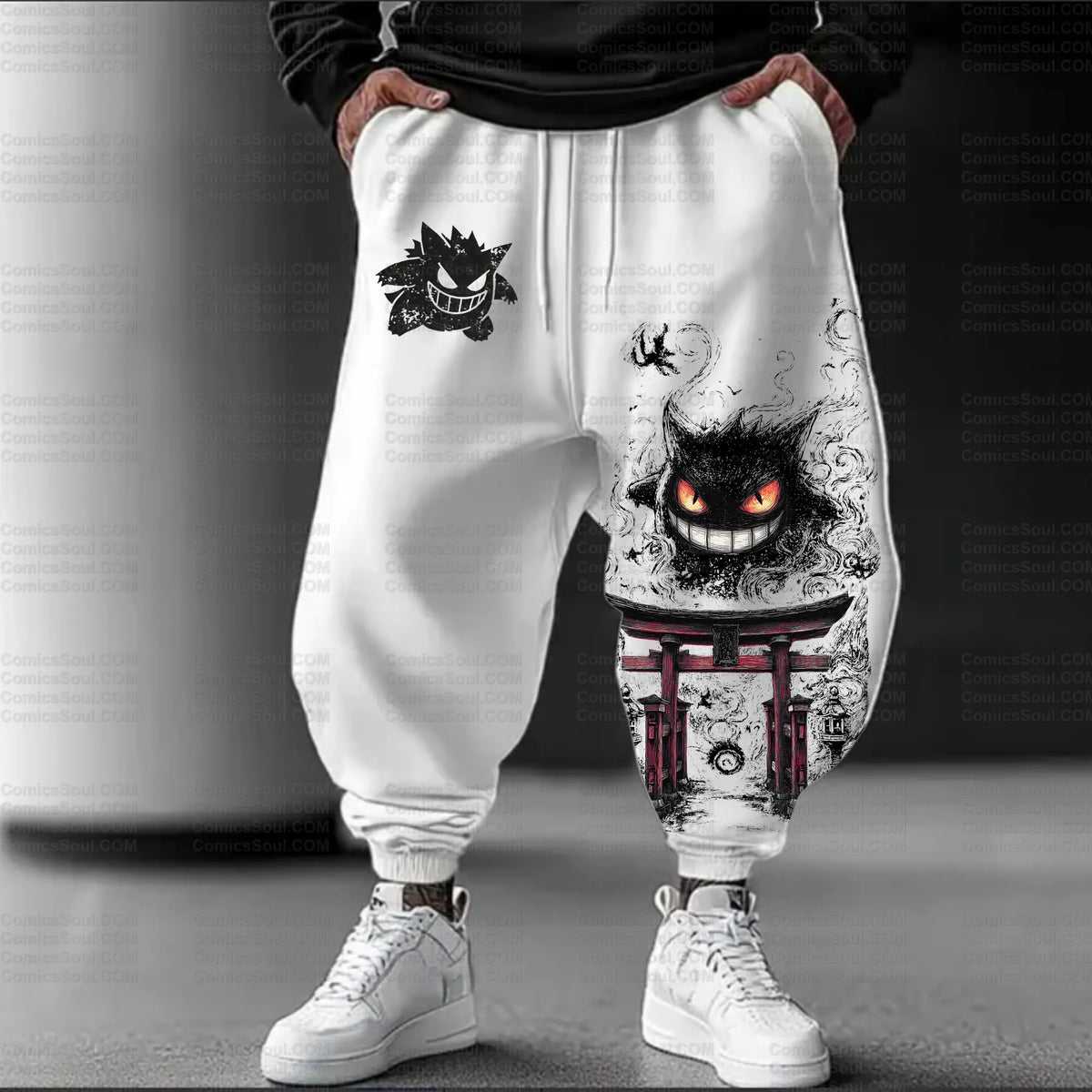 PKM-Unisex Anime Inspired Vintage Pants