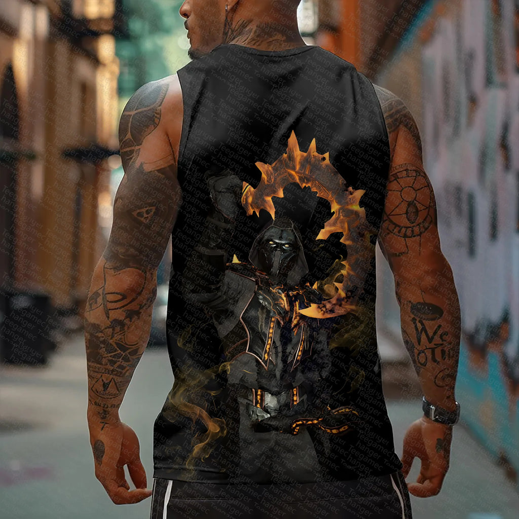 MK-Unisex Casual   Tank Top