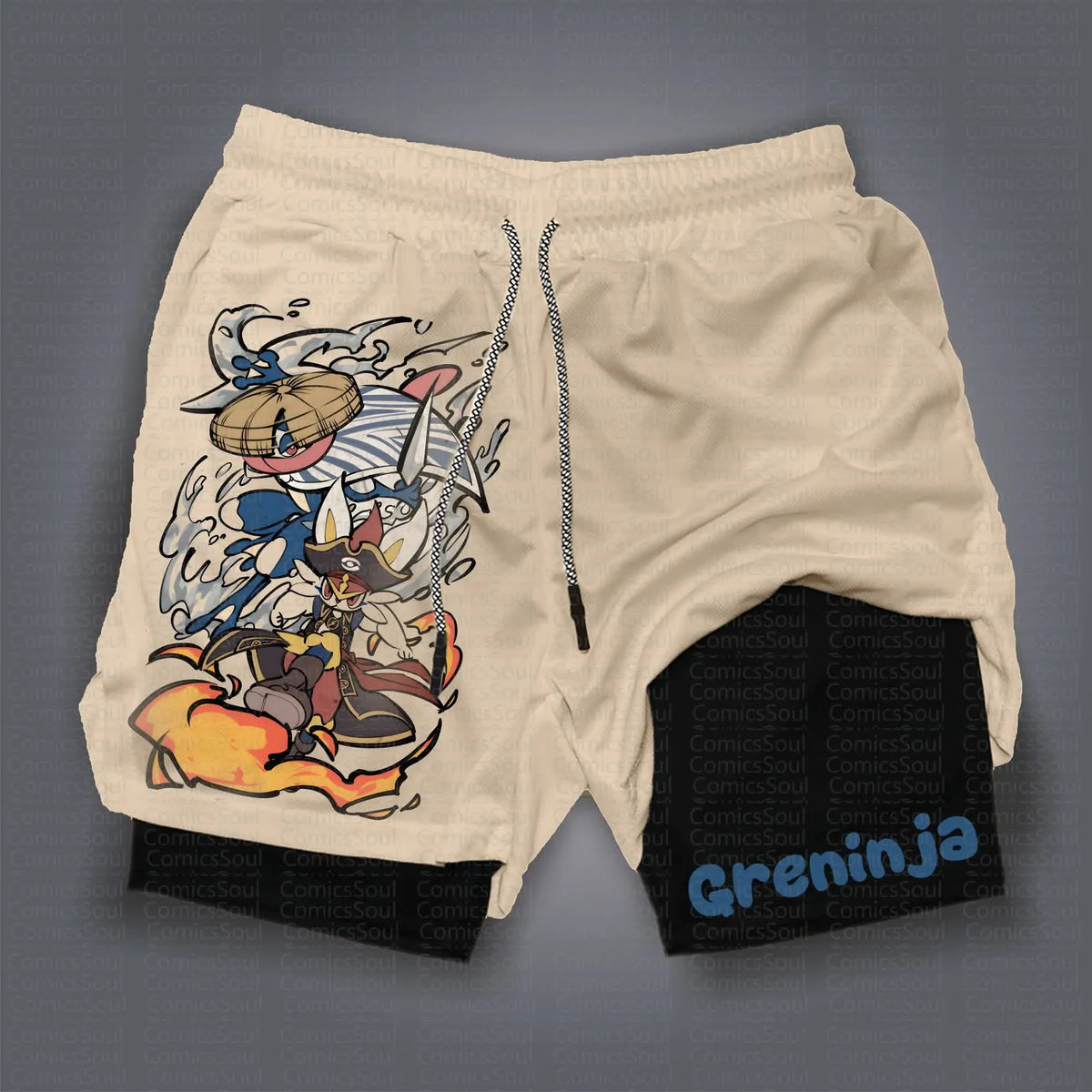 PKM-Unisex Casual Anime Streetwear Shorts