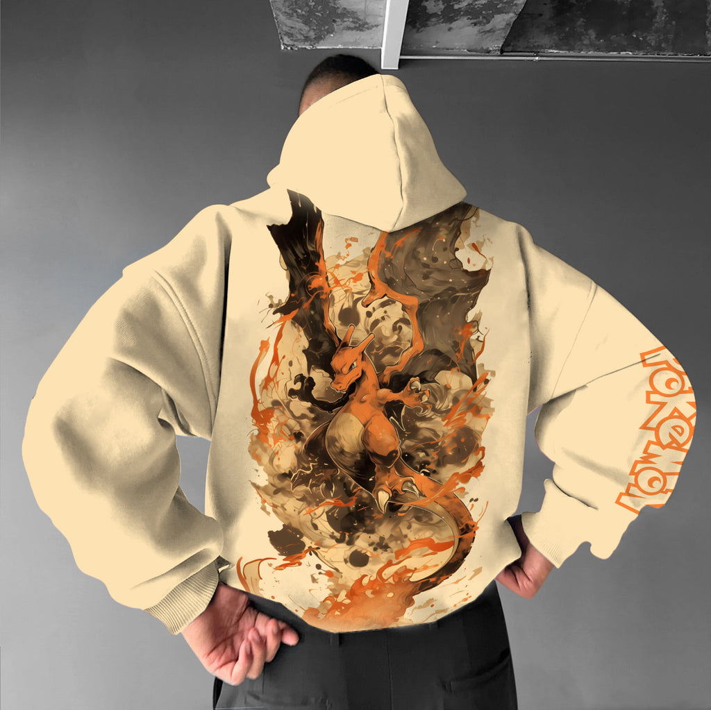 PKM-Unisex Anime Graphic Streetwear Vintage Hoodie