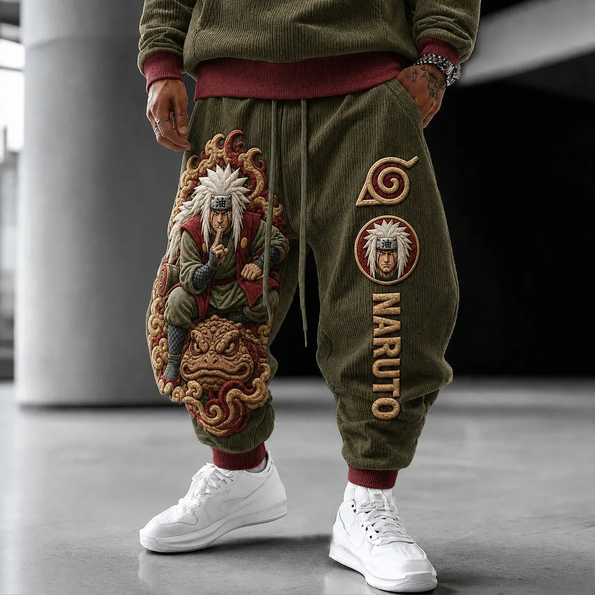 NINDO Unisex Anime-print Trousers