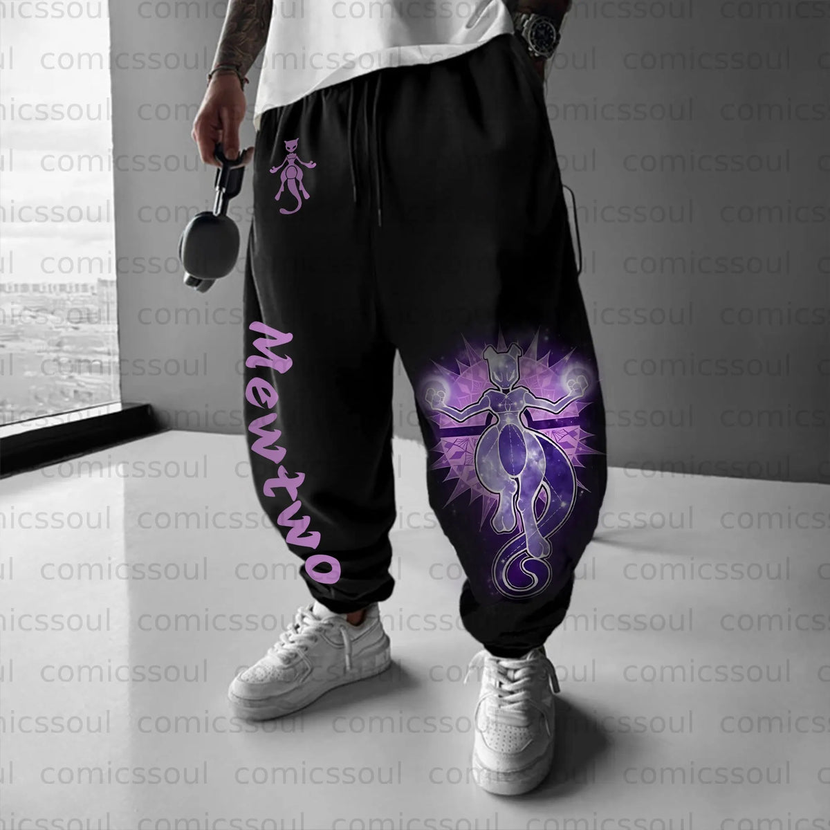 PKM-Unisex Anime Inspired Vintage Pants