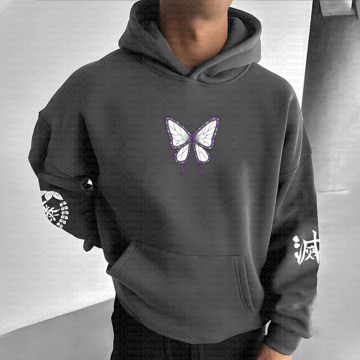 PKM-Unisex Anime Graphic Streetwear Vintage Hoodie