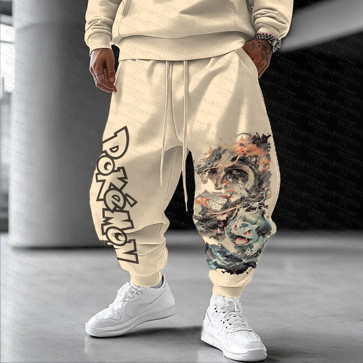 PKM-Unisex Casual Anime Streetwear Pants