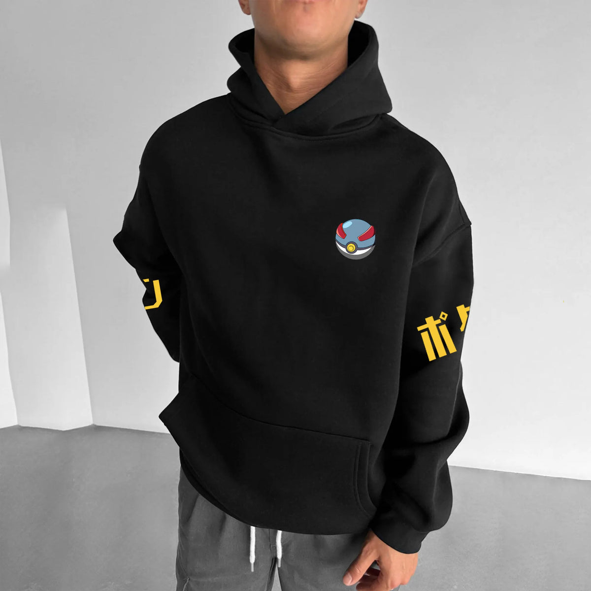 PKM-Unisex Anime Graphic Streetwear Vintage Hoodie