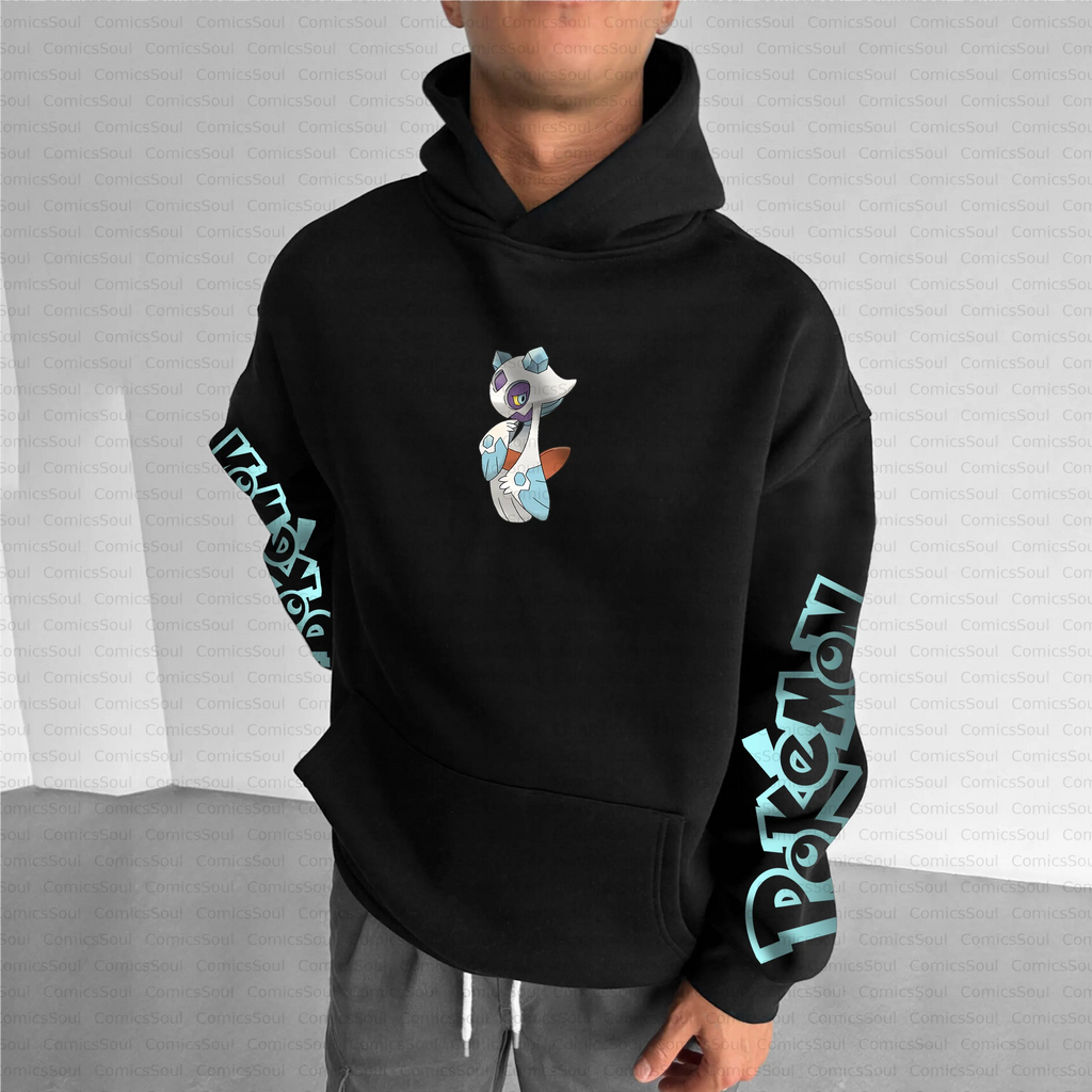 PKM-Unisex Anime Inspired Vintage Plush Hoodie