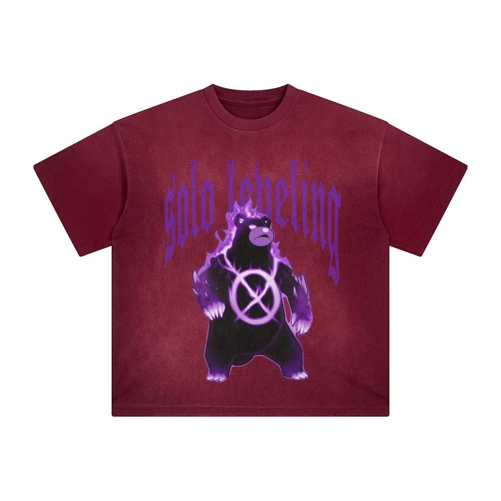SL-Unisex Anime Inspired Vintage T-Shirt