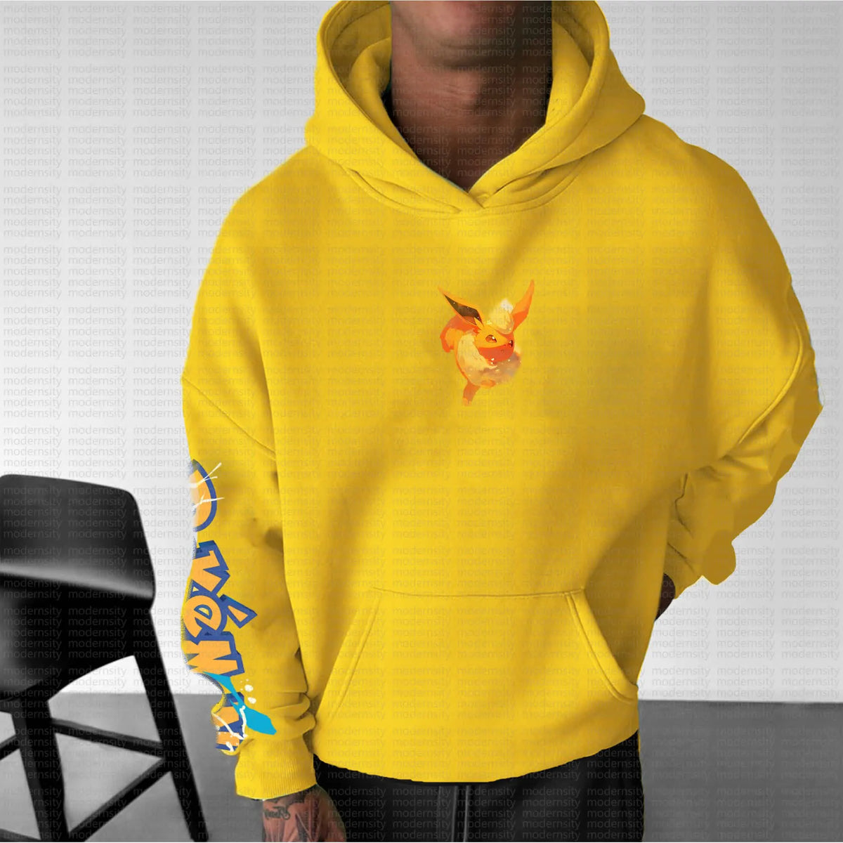 PKM-Unisex Anime Graphic Streetwear Vintage Hoodie