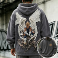 Dragon Ball Unisex Retro Corduroy Hoodie With Anime-style Graphics