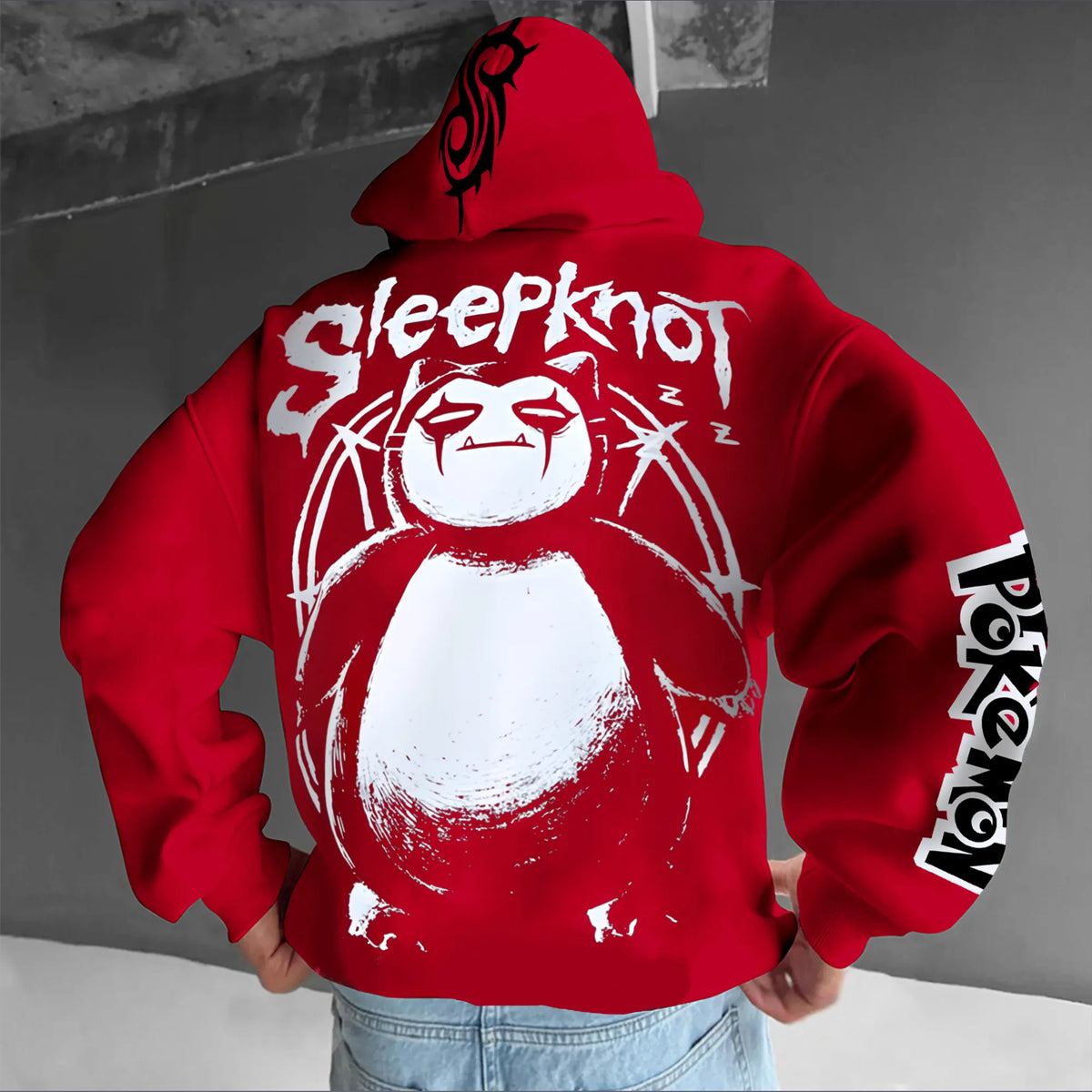 PKM-Unisex Anime Graphic Streetwear Vintage Hoodie