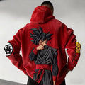 Dragon Ball Vintage Graphic Men Hoodie Loose Streetwear Pullover