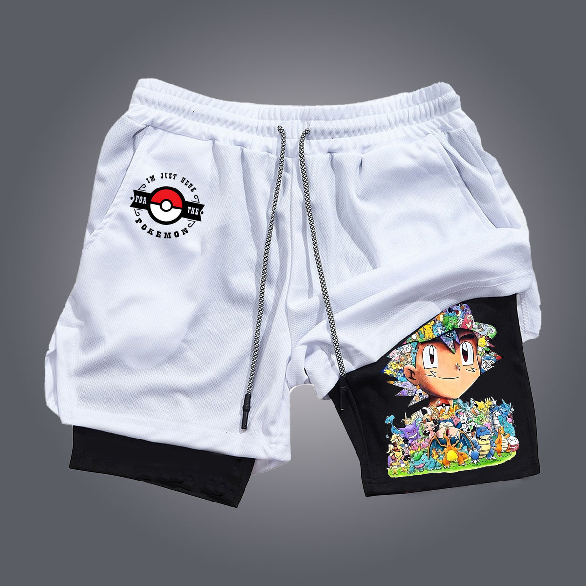 PKM-Unisex Casual Anime Streetwear Shorts