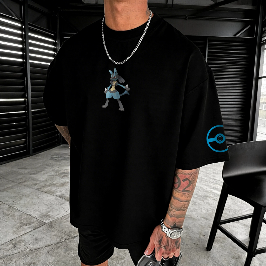 PKM-Unisex Anime Inspired Vintage T-Shirt