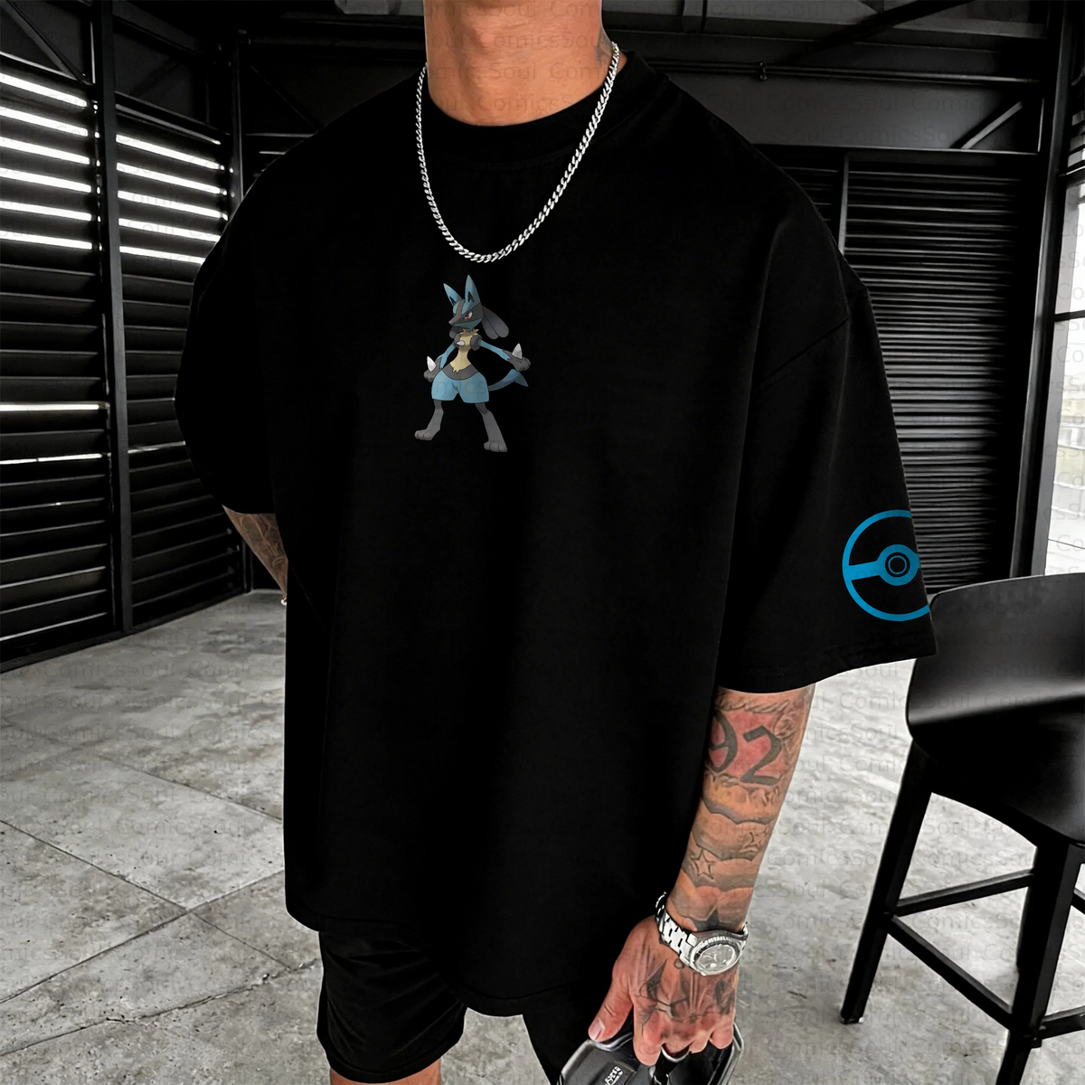 PKM-Unisex Anime Inspired Vintage T-Shirt