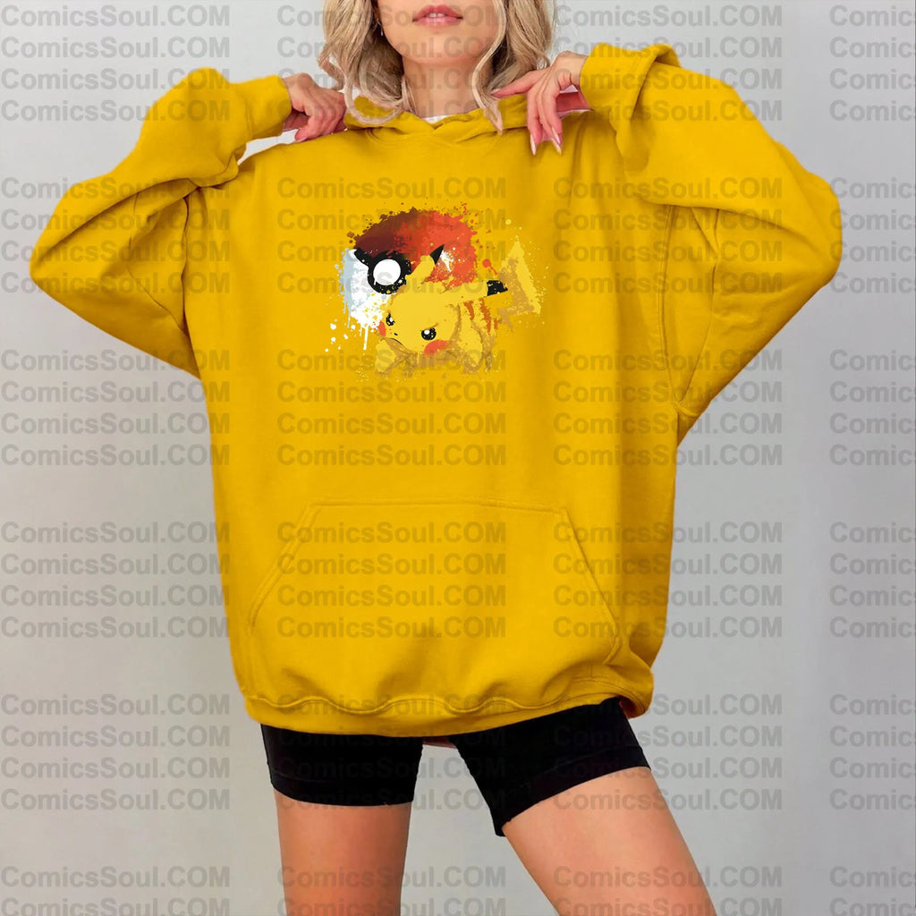 PKM-Anime Inspired Vintage Hoodie