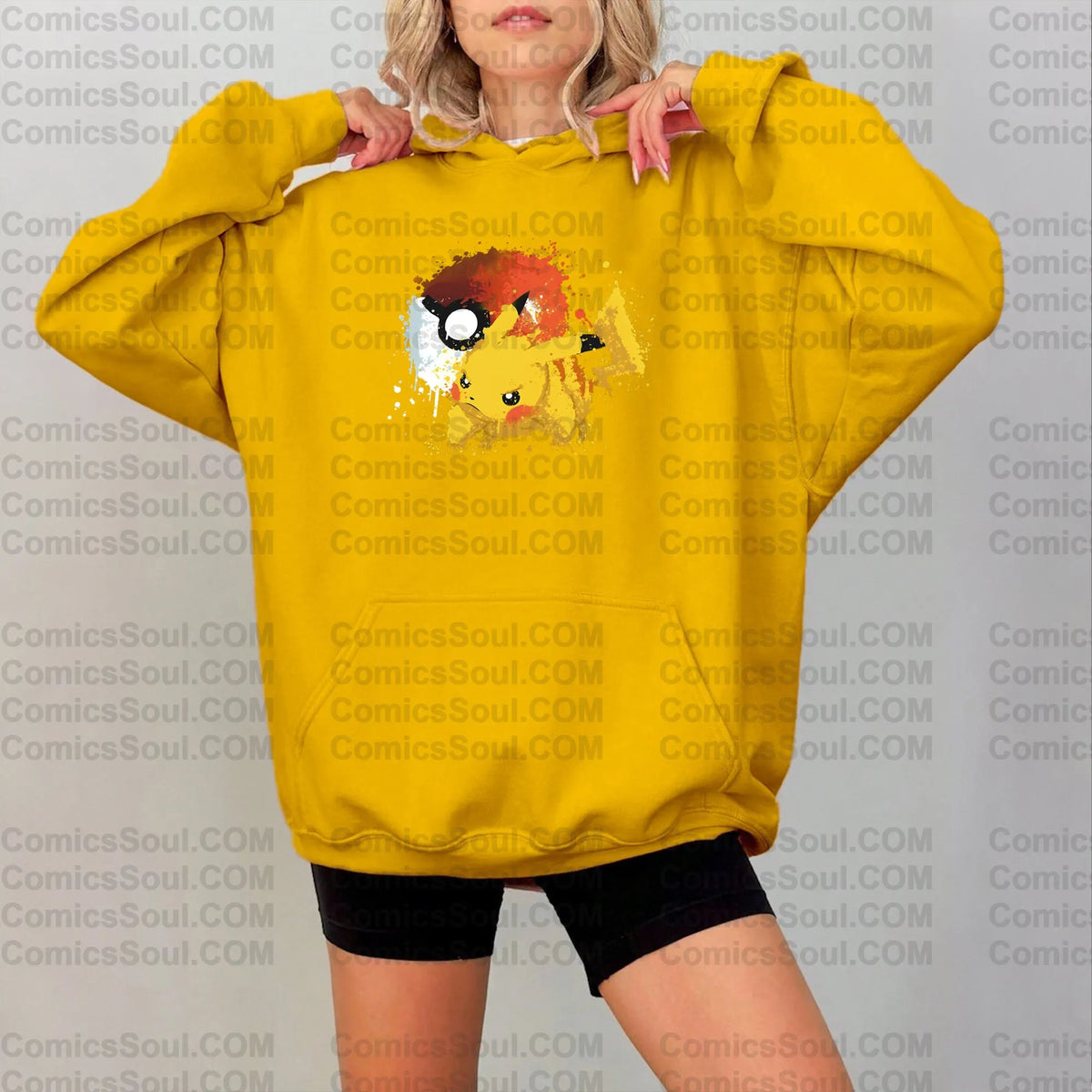 PKM-Anime Inspired Vintage Hoodie