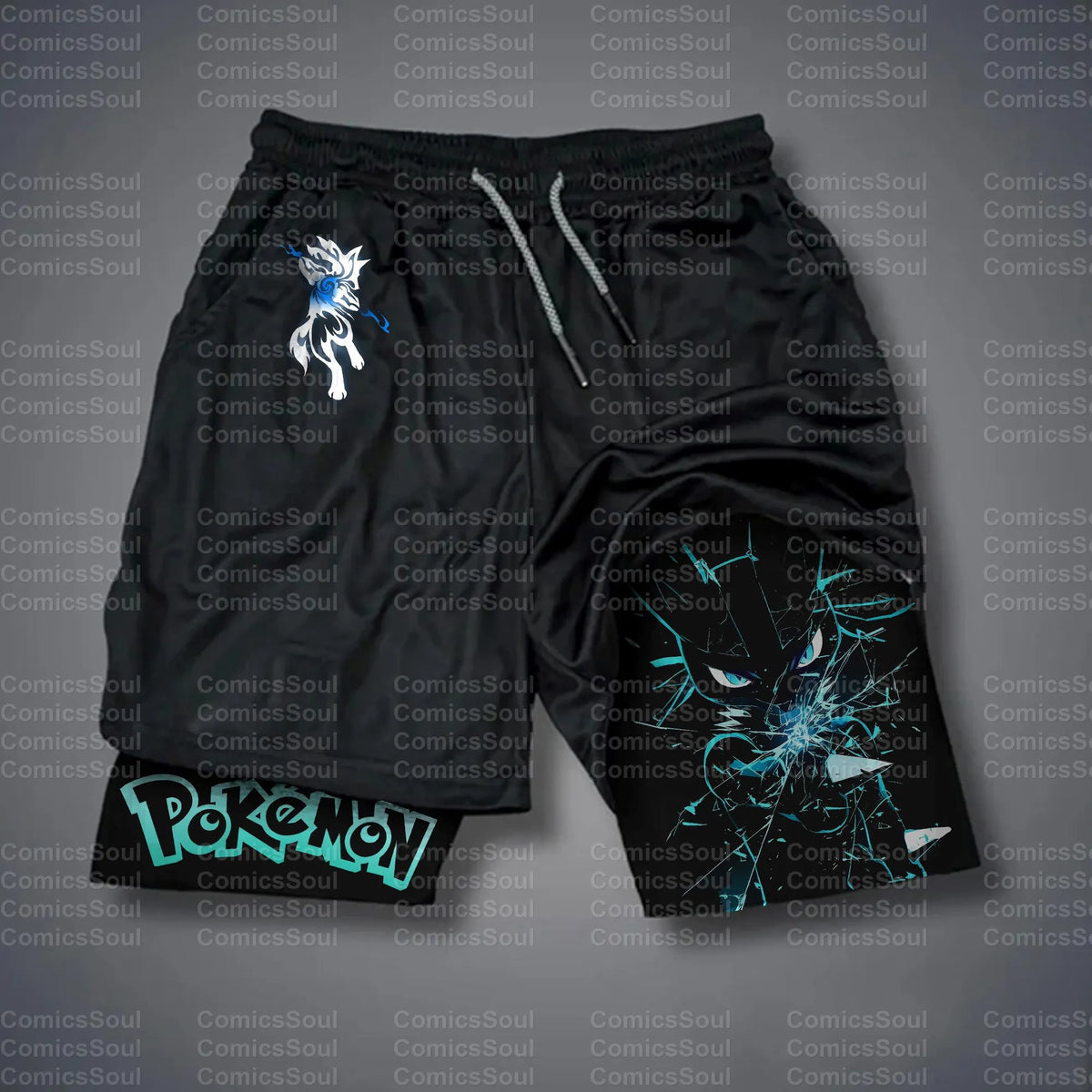PKM-Unisex Casual Anime Streetwear Shorts