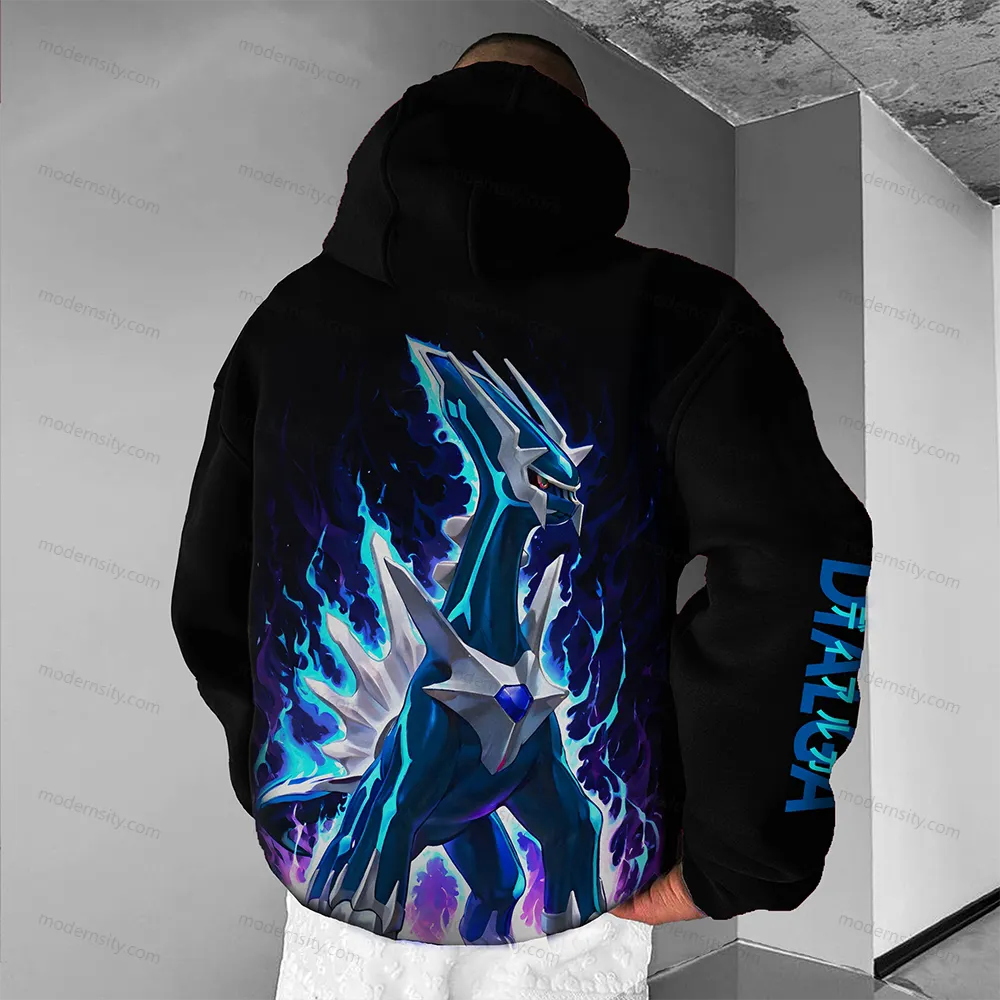 PKM-Unisex Anime Graphic Streetwear Vintage Hoodie