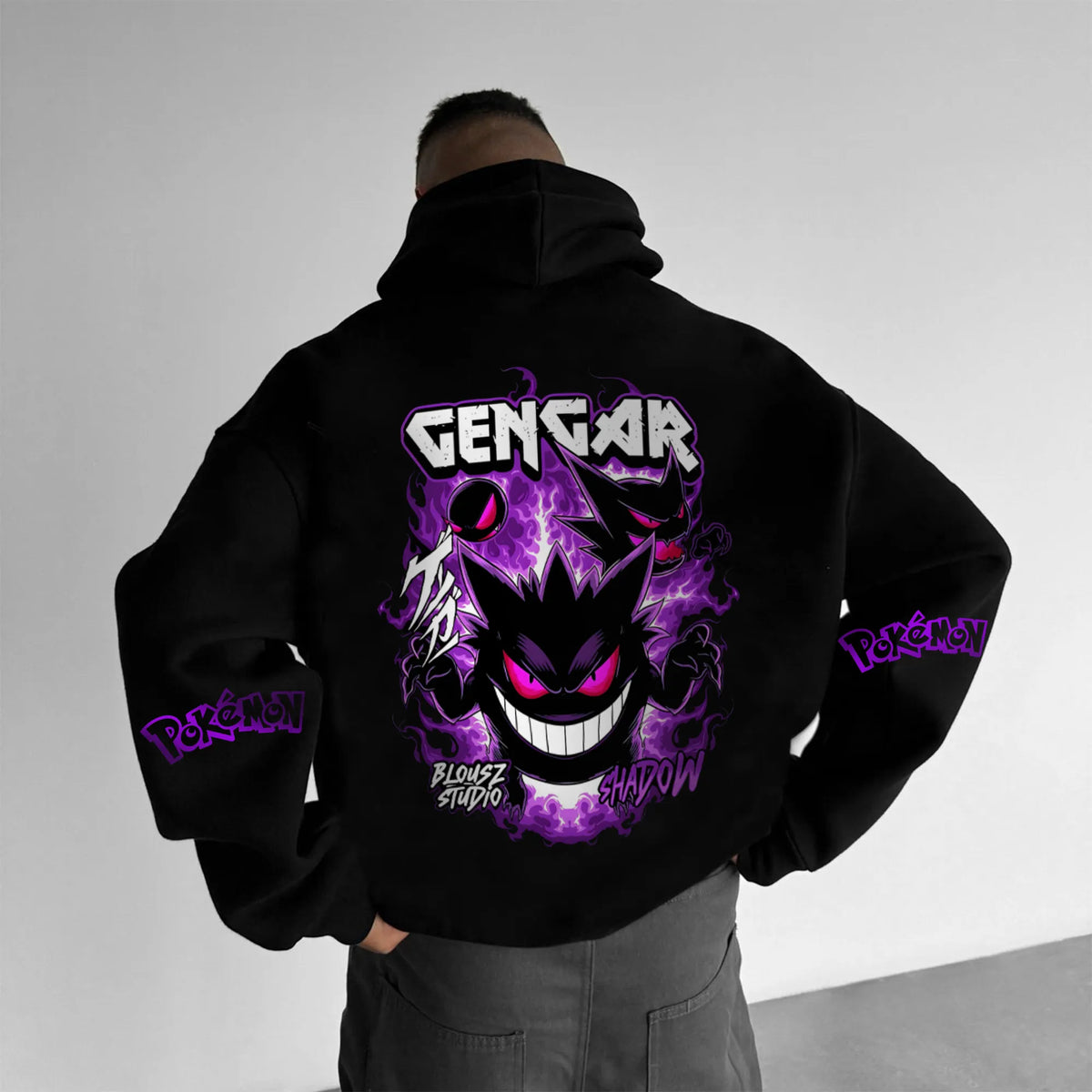 PKM-Unisex Anime Graphic Streetwear Vintage Hoodie