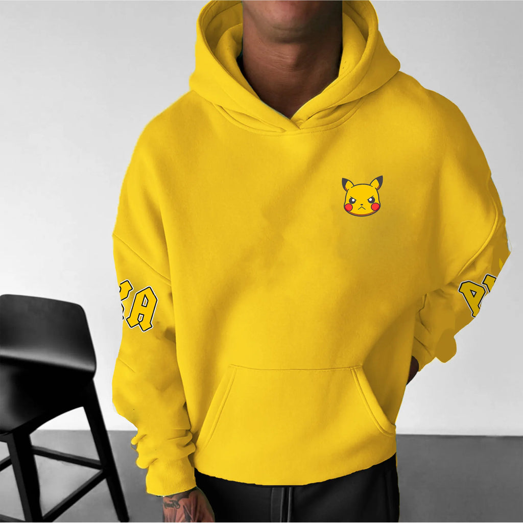 PKM-Unisex Anime Graphic Streetwear Vintage Hoodie