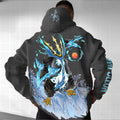 PKM-Unisex Anime Graphic Streetwear Vintage Hoodie