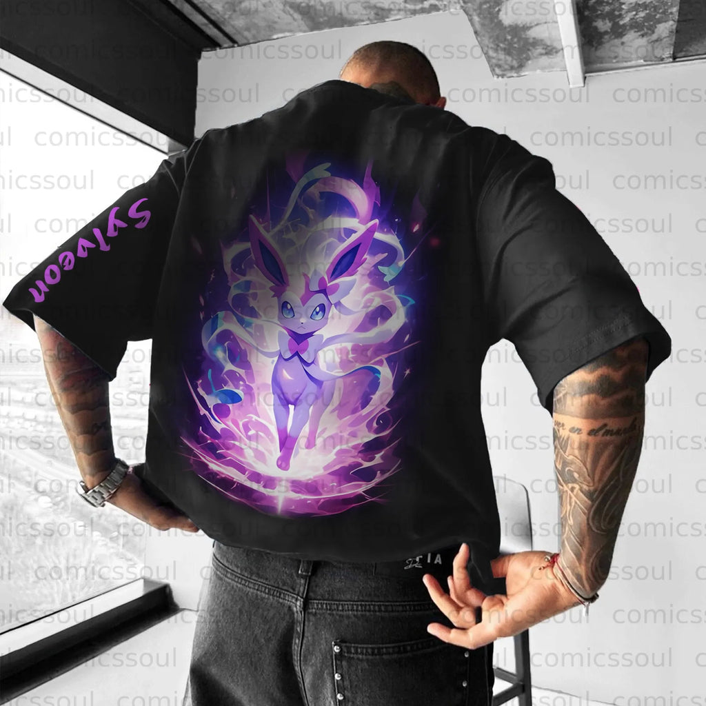 PKM-Unisex Anime Inspired Vintage T-Shirt