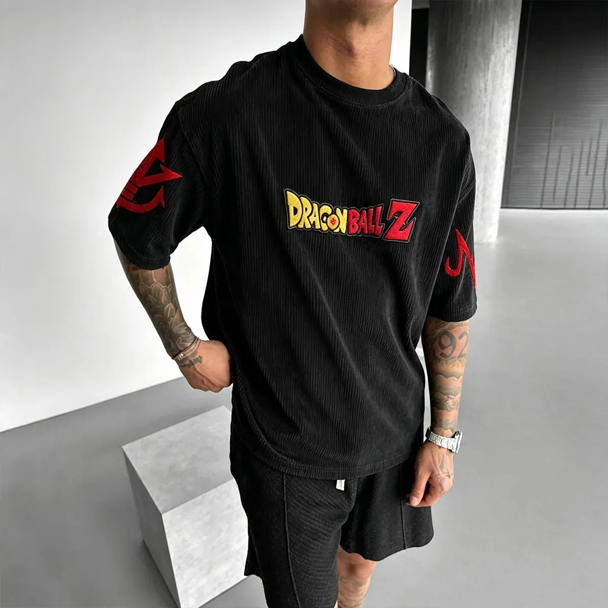 Dragon Ball Unisex Anime Inspired Vintage Corduroy T-Shirt