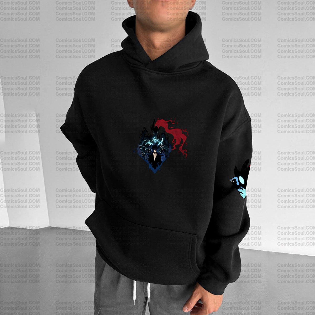 SL-Unisex Graphic Streetwear Vintage Plush Hoodie