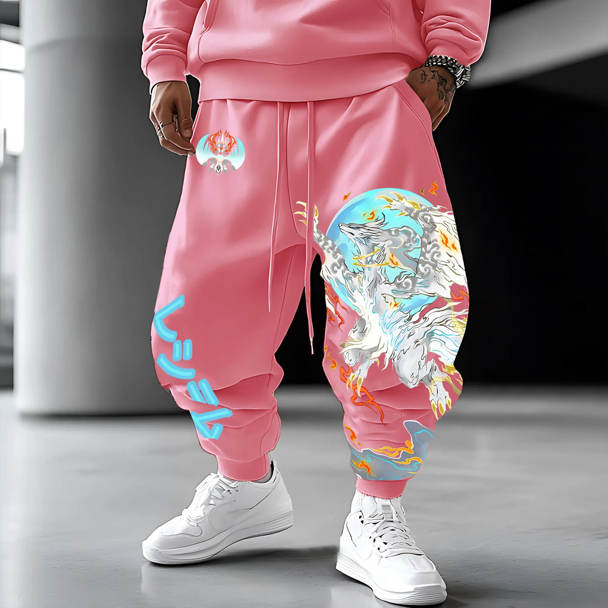 PKM-Unisex Casual Anime Streetwear Pants