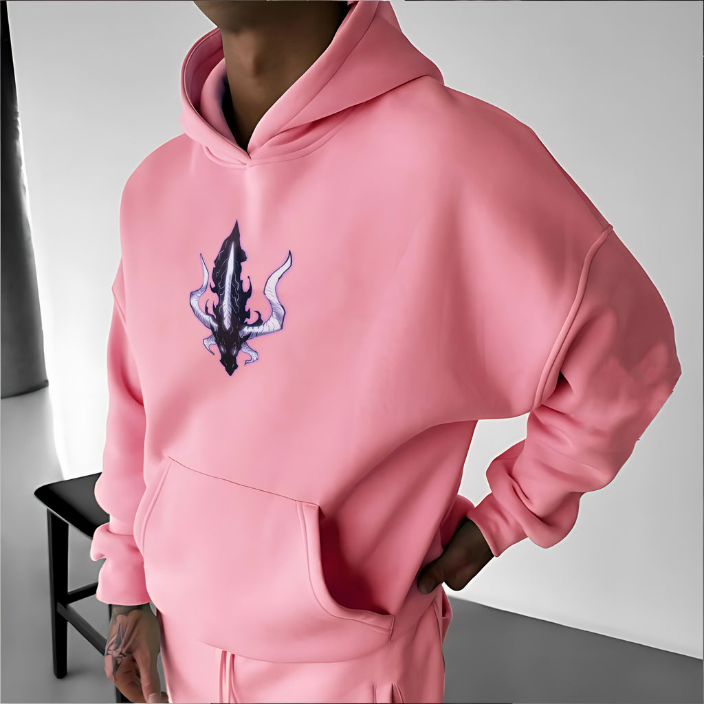 SL-Unisex Anime Graphic Streetwear Vintage Hoodie