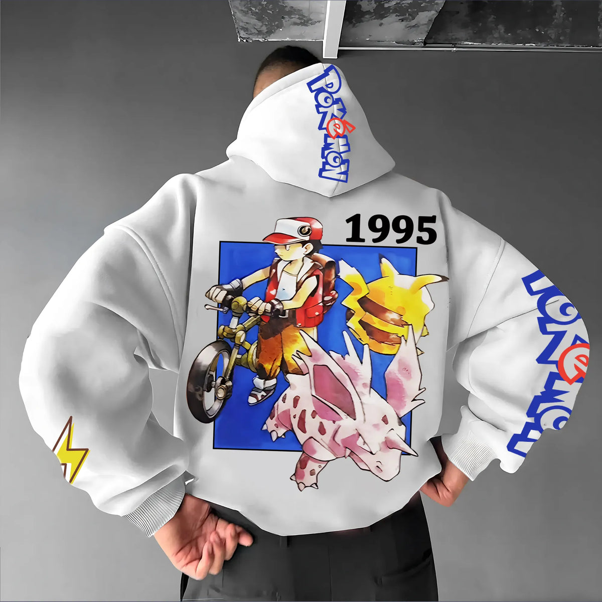 PKM-Unisex Anime Graphic Streetwear Vintage Hoodie