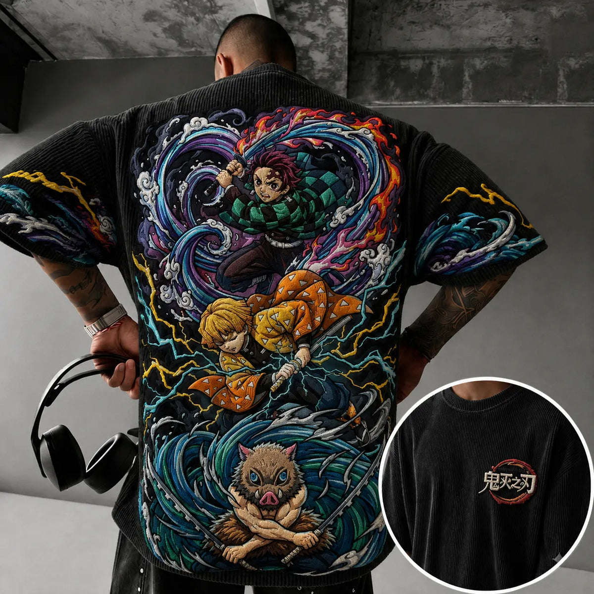 KNY Vintage Anime Print T-shirt