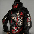 KNY Color-blocked Corduroy Hooded Sweatshirt