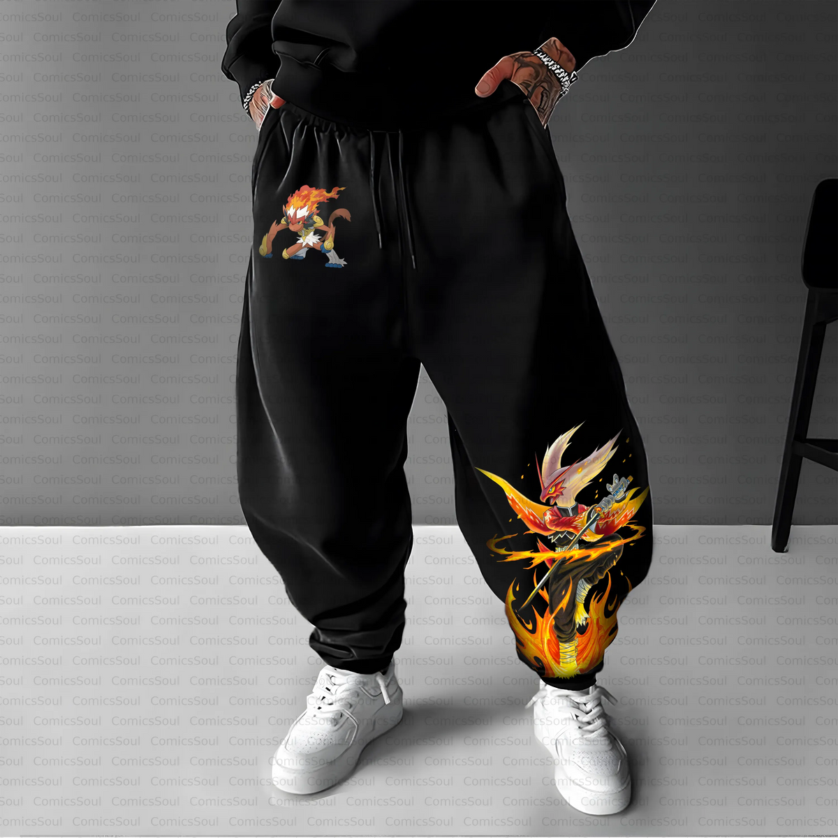 PKM-Unisex Casual Anime Streetwear Pant