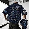 One Piece Unisex Short-Sleeve Corduroy T-Shirt With Anime Print