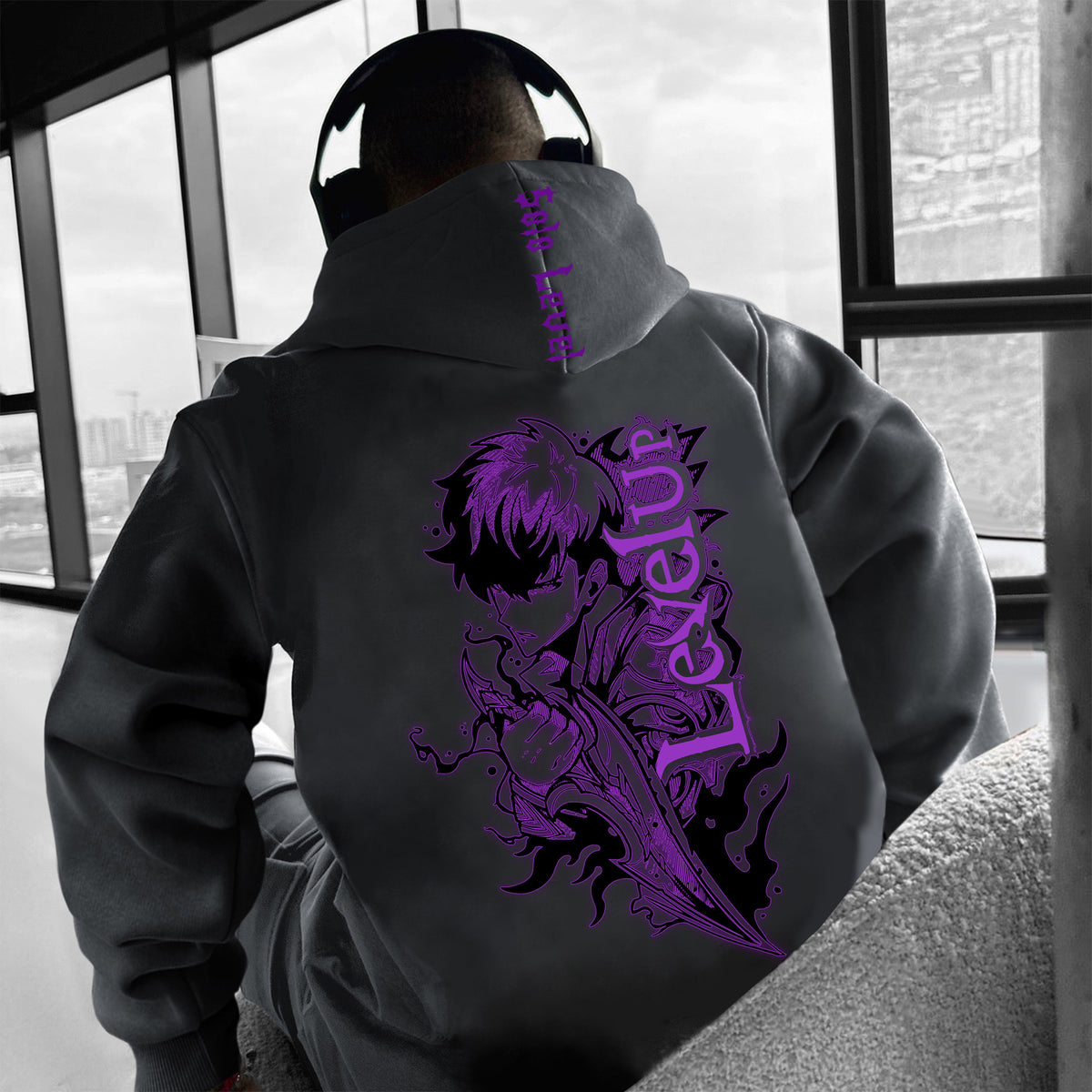 SL-Unisex Anime Graphic Streetwear Vintage Hoodie