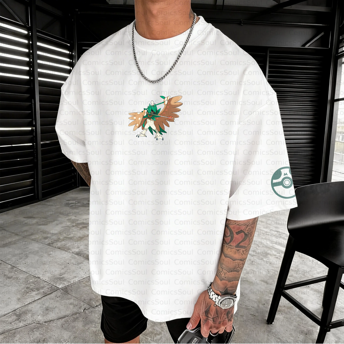 PKM-Unisex Anime Inspired Vintage T-Shirt