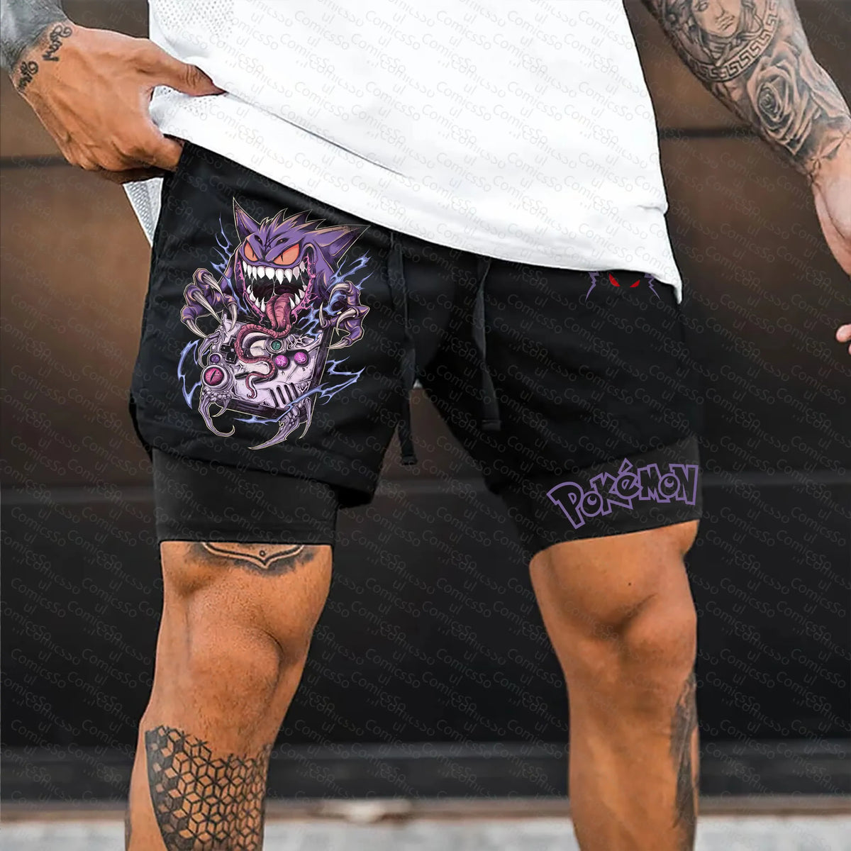 PKM-Unisex Casual Anime Streetwear Shorts
