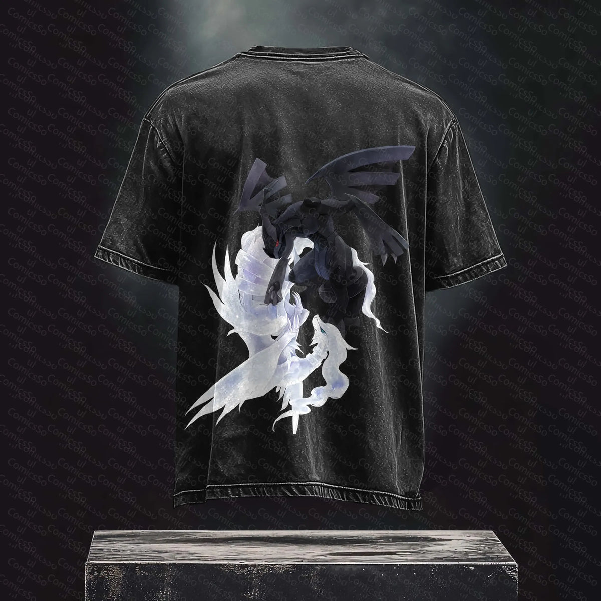 PKM-Unisex Anime Inspired Vintage Washed T-Shirt丨 Pokemon