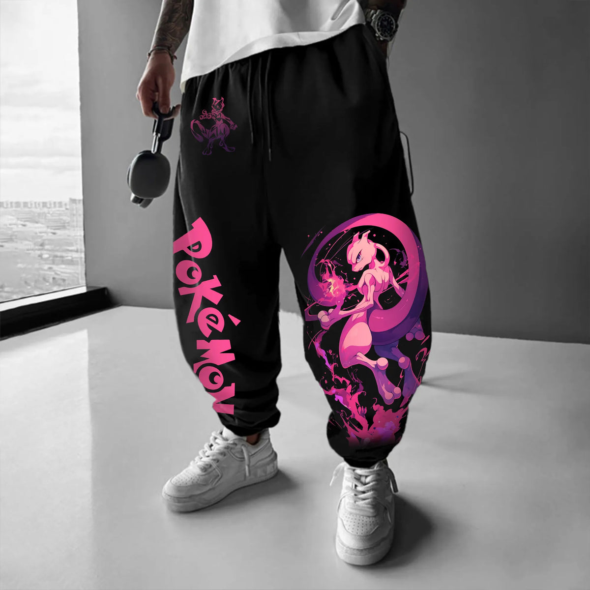 PKM-Unisex Anime Inspired Vintage Pants