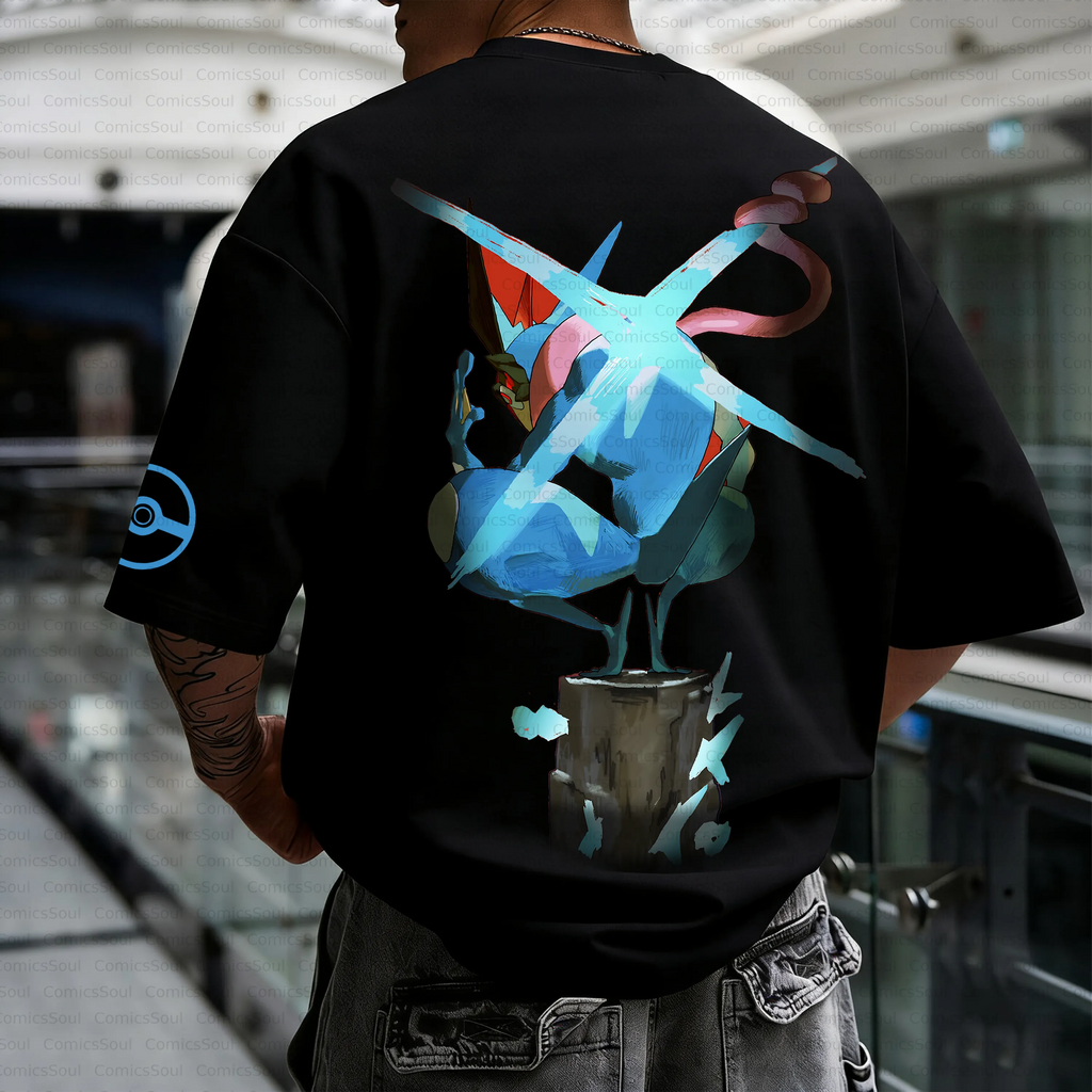 PKM-Unisex Anime Inspired Vintage T-Shirt