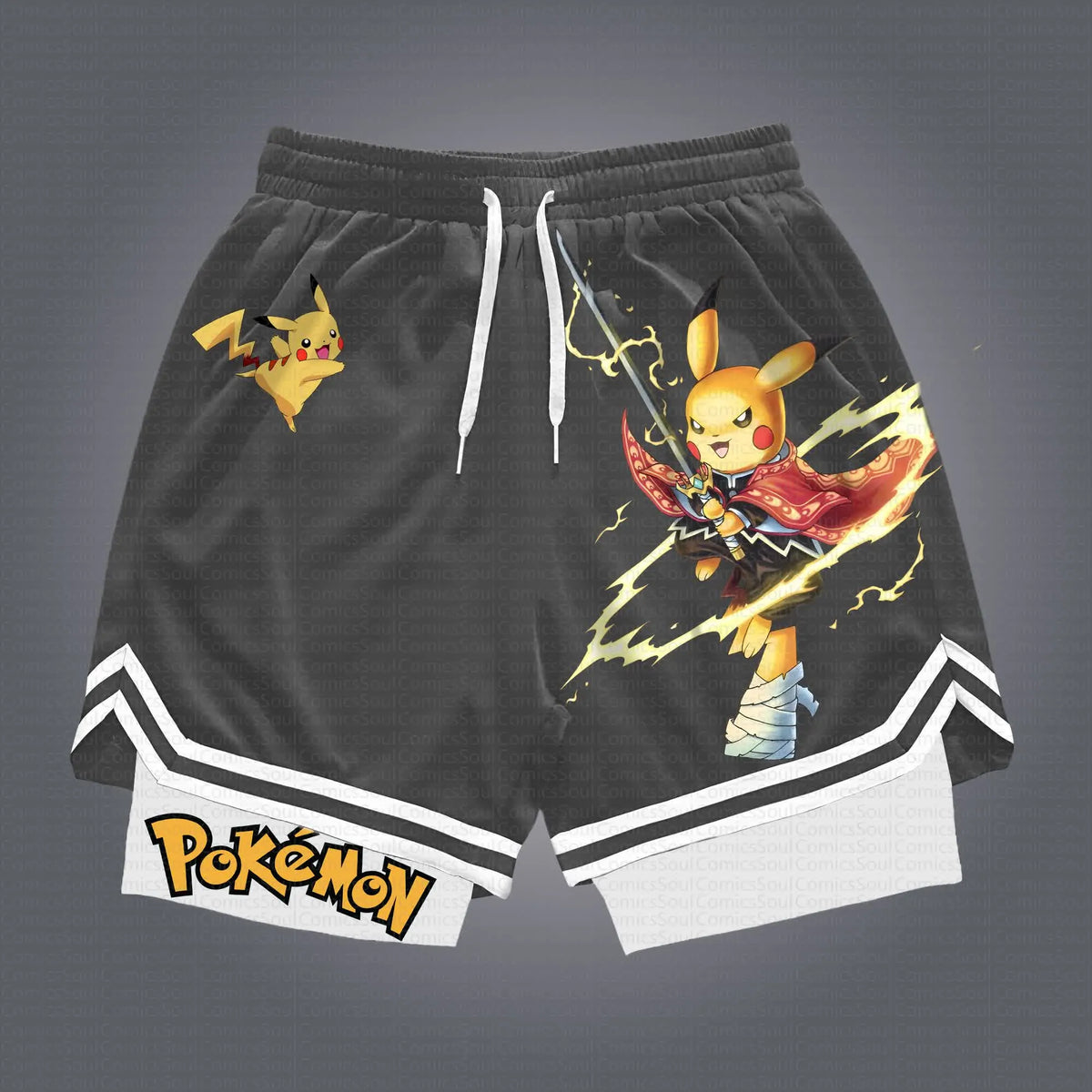 PKM-Unisex Casual Anime Streetwear Shorts