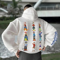 PKM-Unisex Anime Inspired Vintage Plush Hoodie