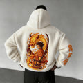 KNY Color-blocked Corduroy Hooded Sweatshirt