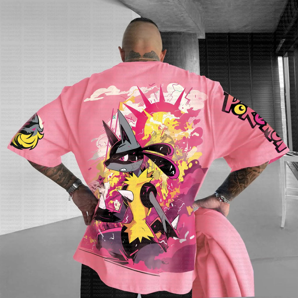 PKM-Unisex  Anime Inspired Vintage T-Shirt