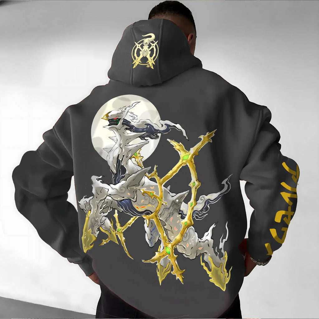 PKM-Unisex Anime Graphic Streetwear Vintage Hoodie