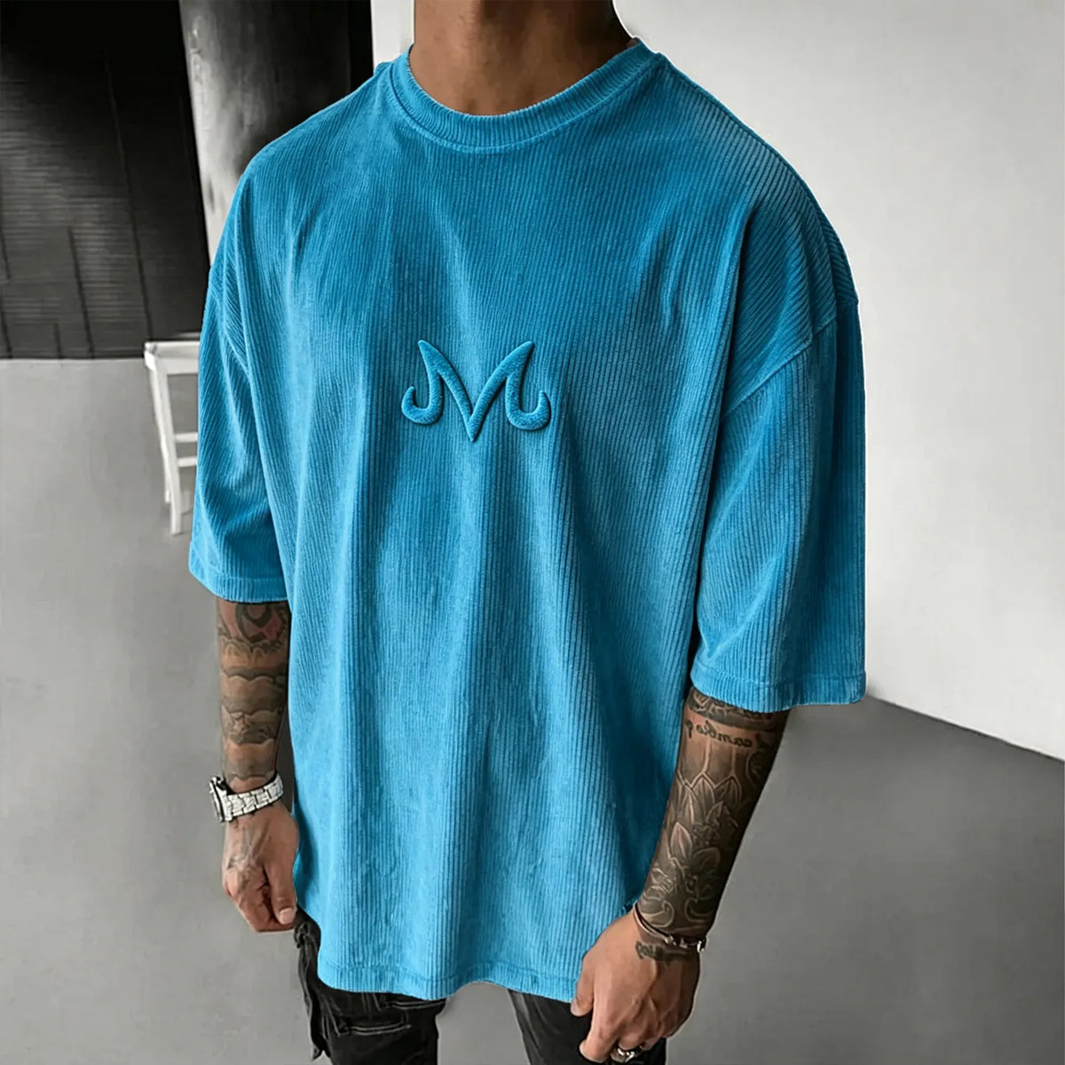 Dragon Ball Unisex Anime Inspired Vintage Corduroy T-Shirt