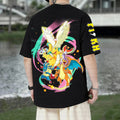 PKM-Unisex Anime Inspired Vintage T-Shirt