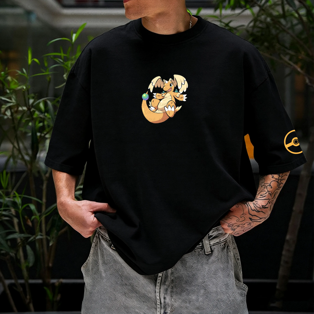 PKM-Unisex Anime Inspired Vintage T-Shirt